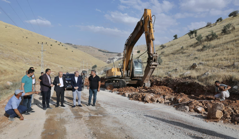 Mardin’de alternatif çevre yolunda çalışmalar başladı
