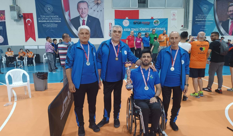 Merit Grup Real Mardin, Masa Tenisi Şampiyonasında Türkiye 2.cisi oldu