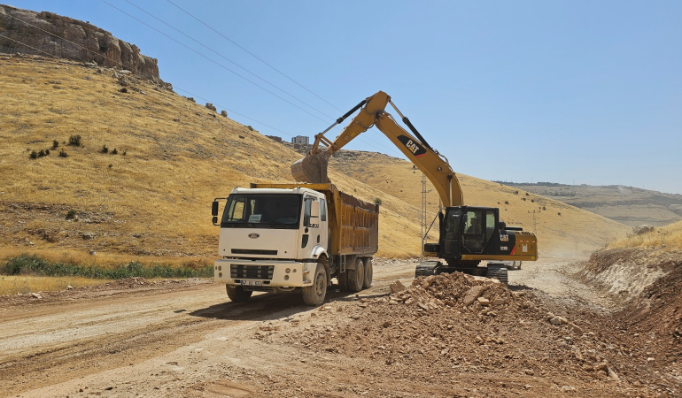 Mardin’de alternatif çevre yolu çalışmaları sürüyor