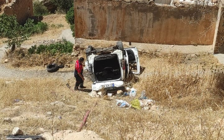 Mardin’de piknik yolunda kaza: 10 yaralı