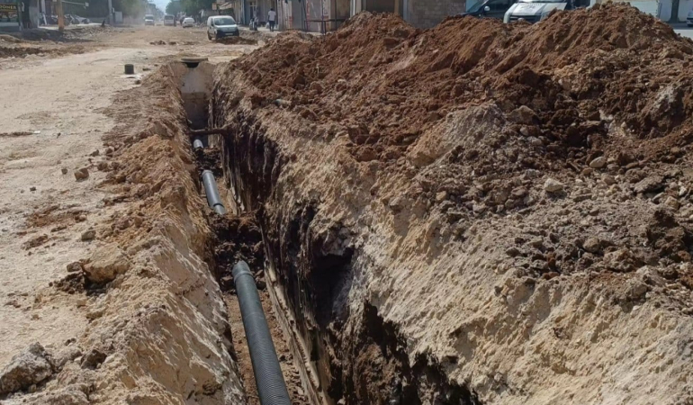 MARSU’dan Kızıltepe’de içme suyu ve altyapı çalışmaları