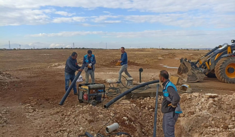Midyat Cumhuriyet Mahallesi Çiftlik Tepe’de içme suyu sorunu çözüldü