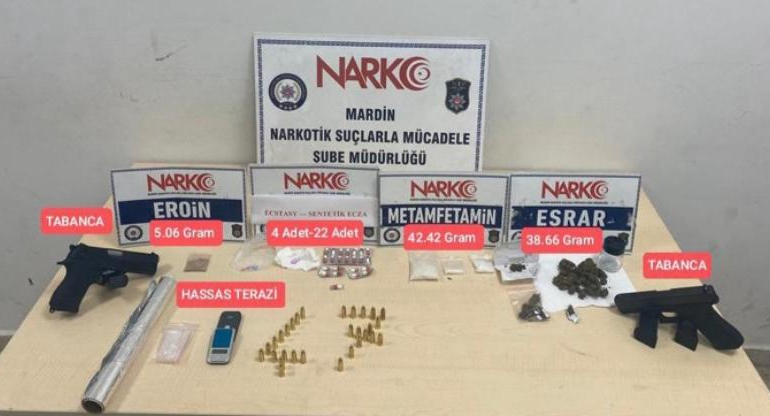 Kızıltepe’de zehir taciri ‘torbacılara’ operasyon: 4 gözaltı