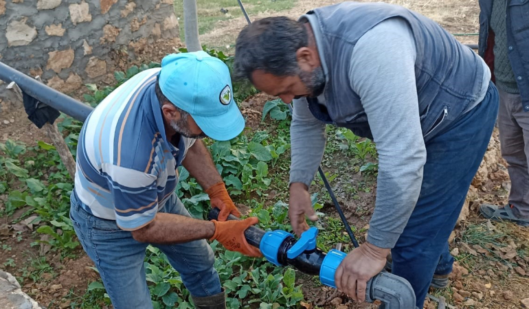 Mardin’in bir mahallesinde daha su sorunu çözüldü