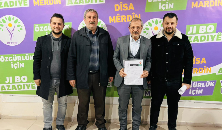 Abdülkerim Adam, HEDEP’ten Artuklu için aday adayı oldu