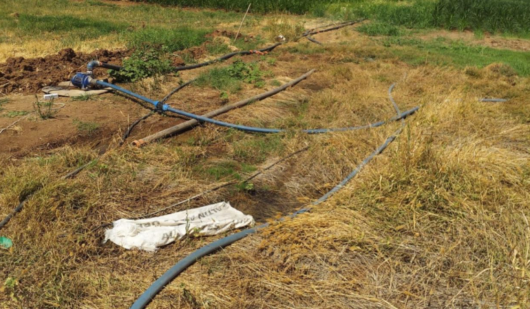 Mardin’de kaçak su hattı çekenlere yaklaşık 5 milyon lira ceza kesildi