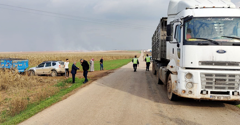 Kızıltepe’de tırın çarptığı genç ağır yaralandı