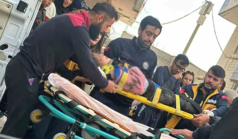 Mardin’de minibüsün çarptığı çocuk yaralandı