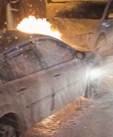 park araç yangıın