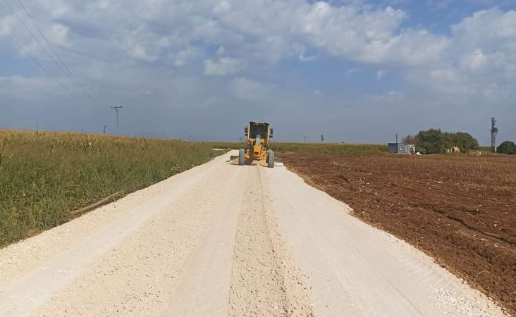 Mardin’de yol çalışmaları sürüyor
