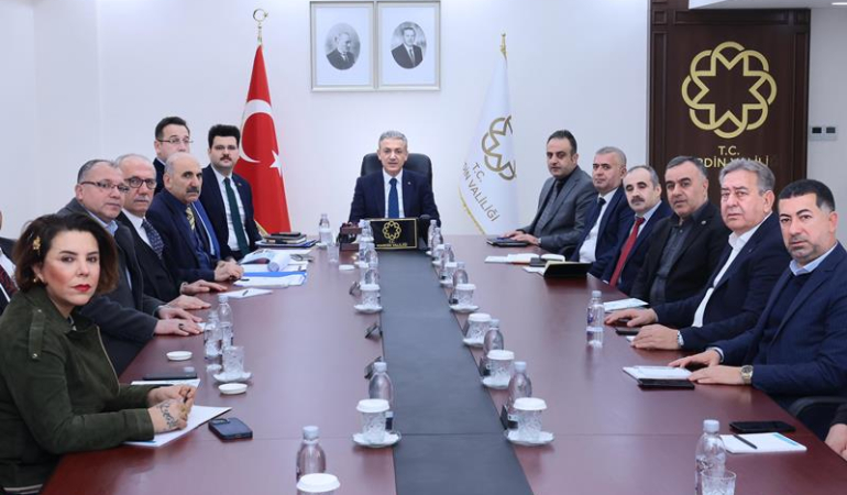 Mardin’de esnafla iştişare toplantısı yapıldı