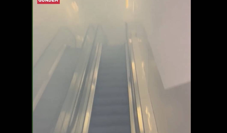 Akasya AVM’de Yangın Paniği!