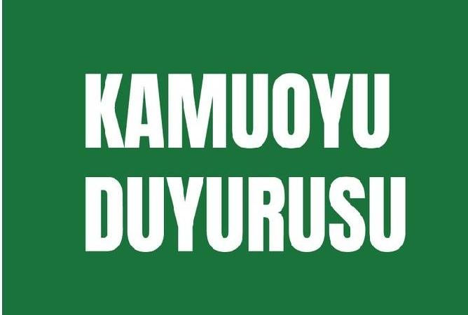 İstanbul Üniversitesi Devlet Konservatuvarı Kamuoyu Duyurusu
