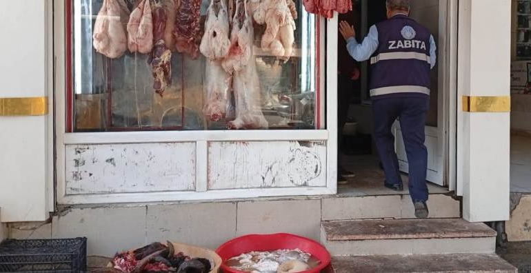 Kızıltepe’de hayvan kesimi yapan bir işletmeye ceza kesildi