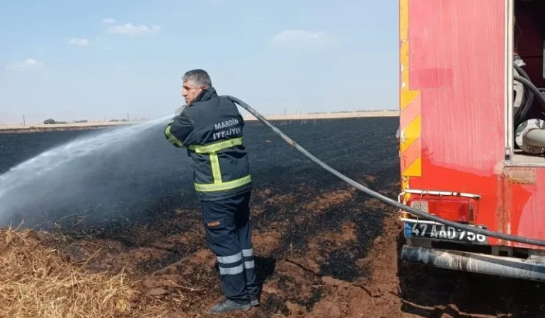 Mardin’de 400 dönüm buğday ekili alan yandı