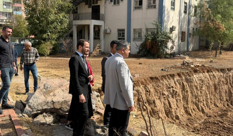 Mardin’de Üçüncü Güçlendirilmiş Göçmen Sağlığı Merkezi inşaatı sürüyor