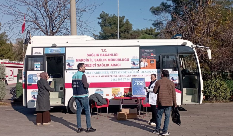 Mardin’de Mobil Sigara Bırakma Polikliniği Hizmete Başladı