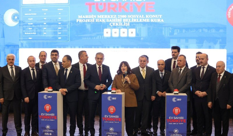 Mardin’de 5 Bin 357 Toki̇ Konutunun Hak Sahipleri Kura Belirlendi