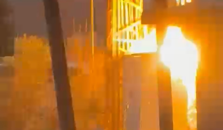 Mardin’de patlayan elektrik trafosu paniğe neden oldu