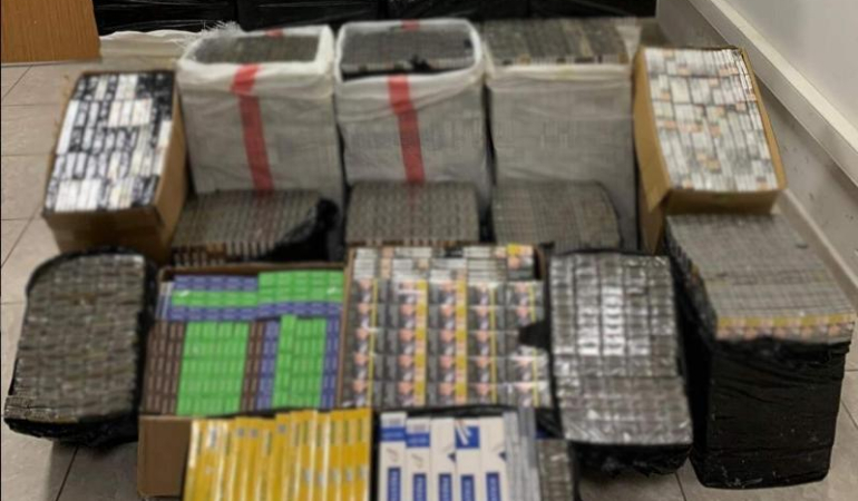 Mardin’de 40 bin 630 paket kaçak sigara ele geçirildi